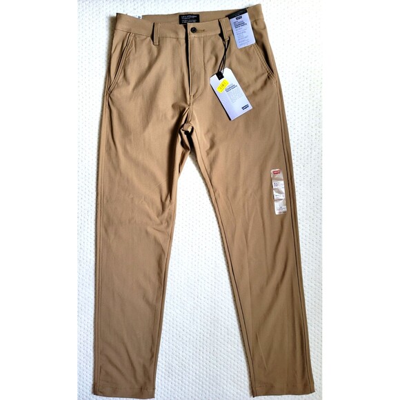 NWT Levis XX Chino Standard Tech High Stretch Men’s UPF Pants-Brown Walnut 38x32 - Picture 4 of 11